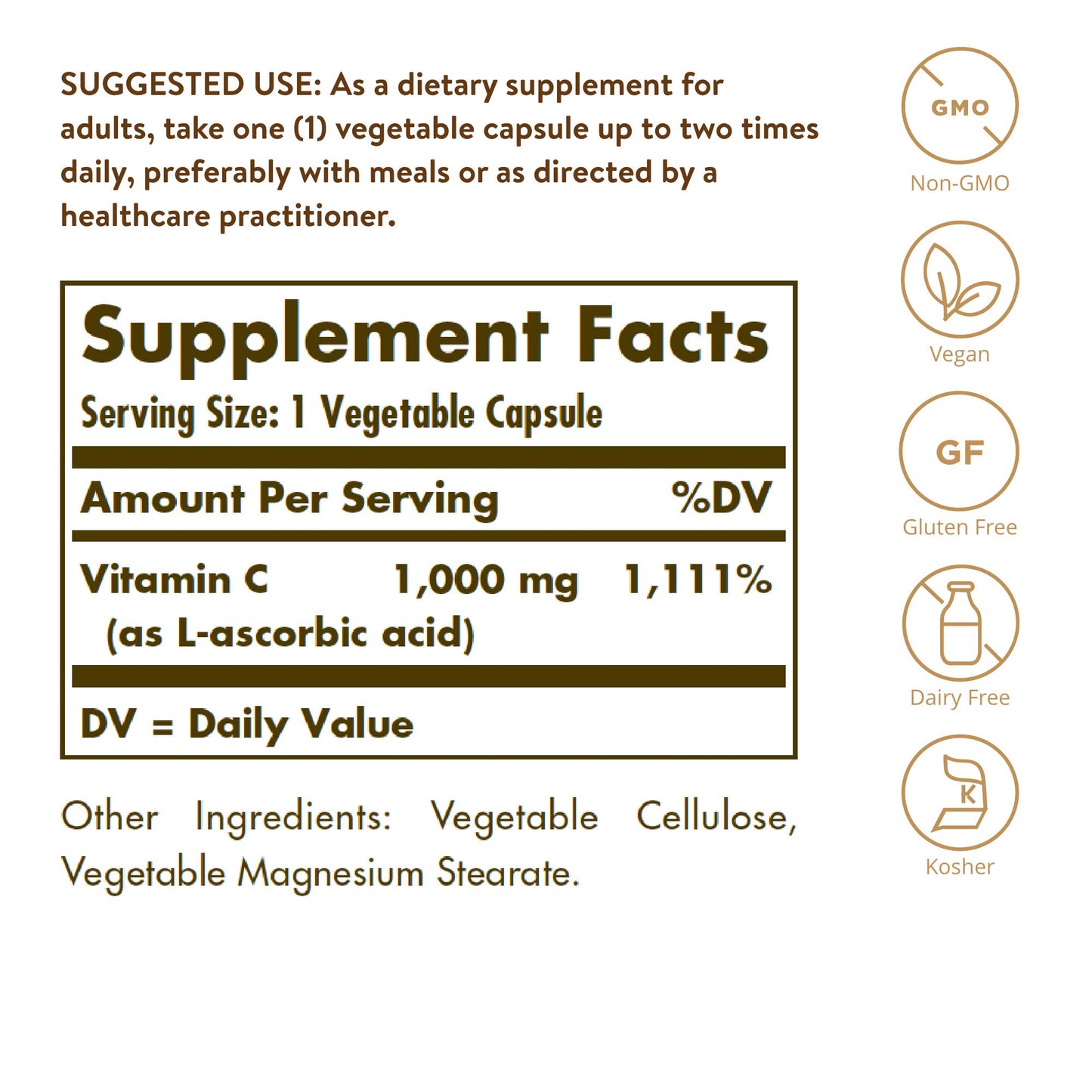 Solgar quercetina con vitamin c 1000 mg para sistema inmunológico