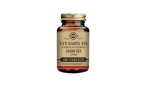 Solgar Vitamina D3 1000 UI cápsulas vista lateral