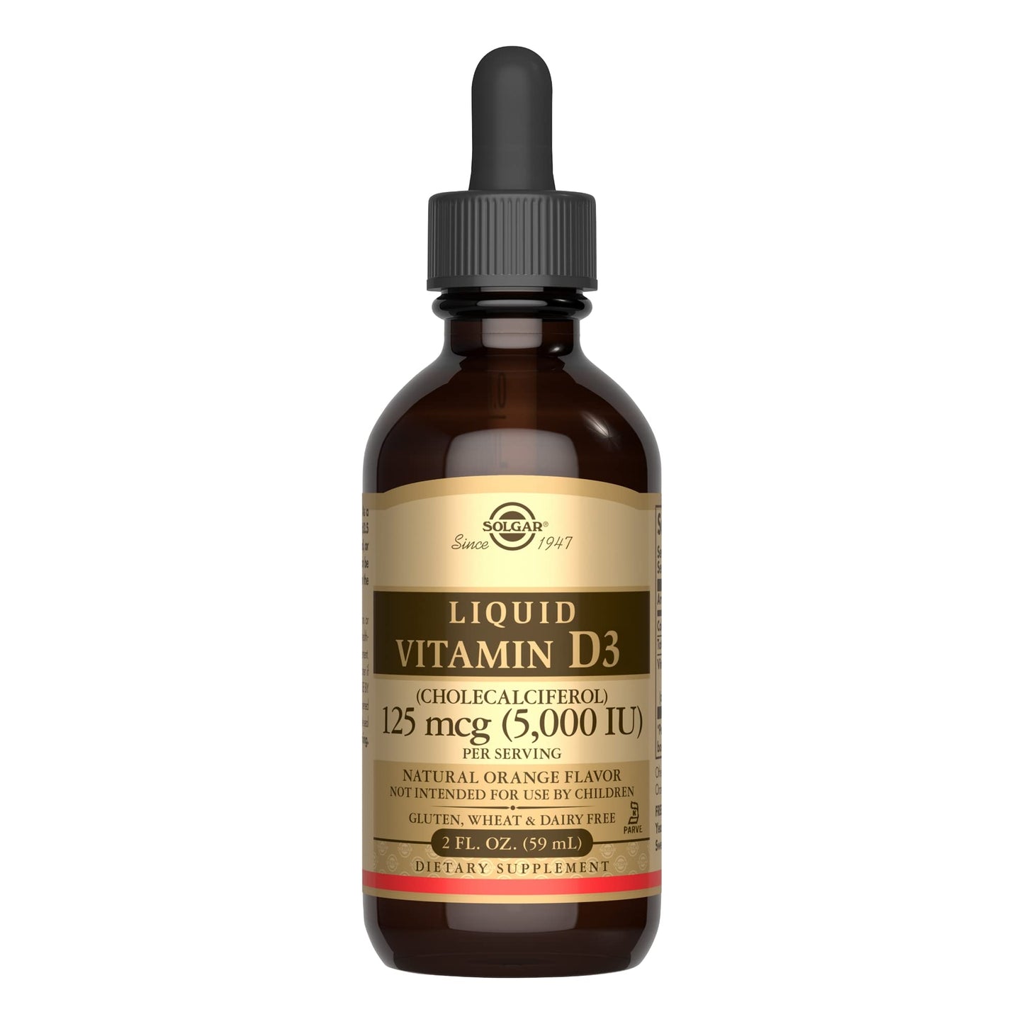 Solgar vitamina d3 líquida 2 onzas sabor naranja