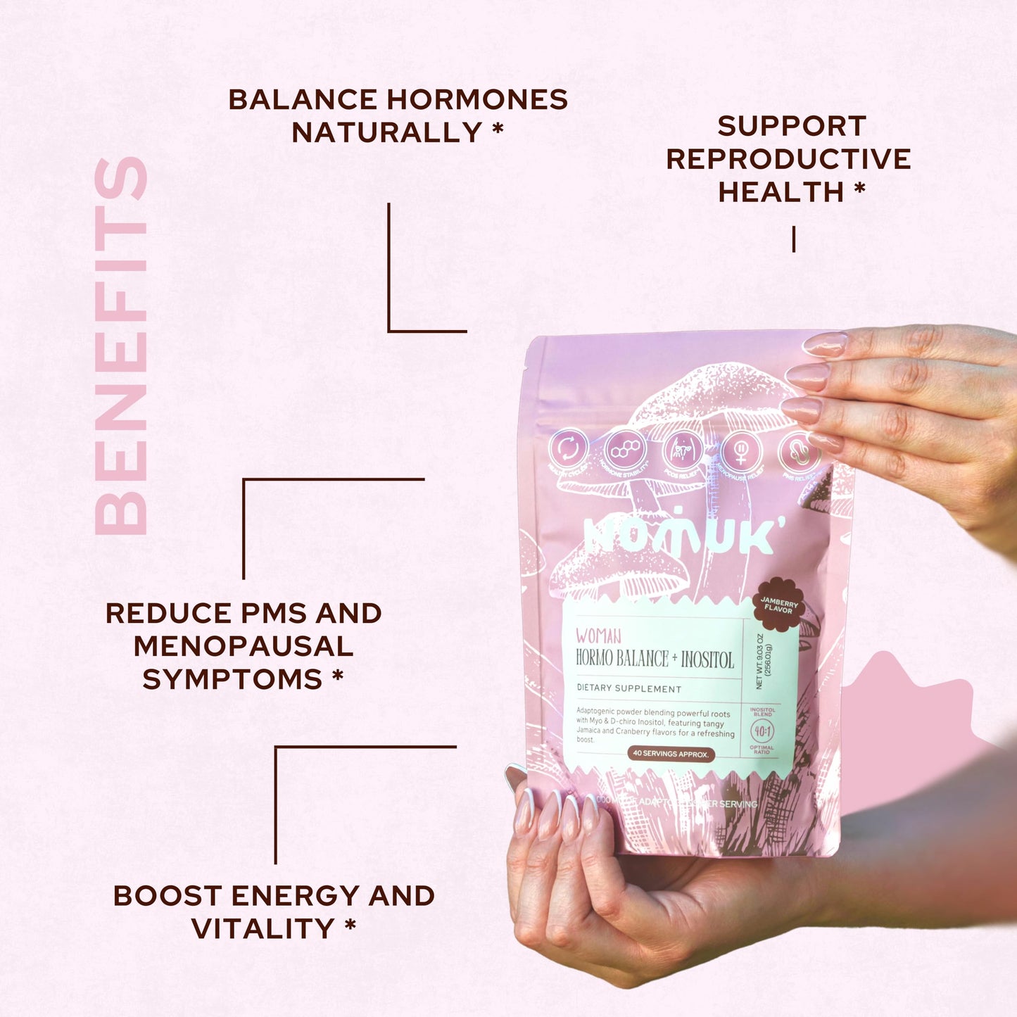 Soporte energético y hormonal natural para mujeres