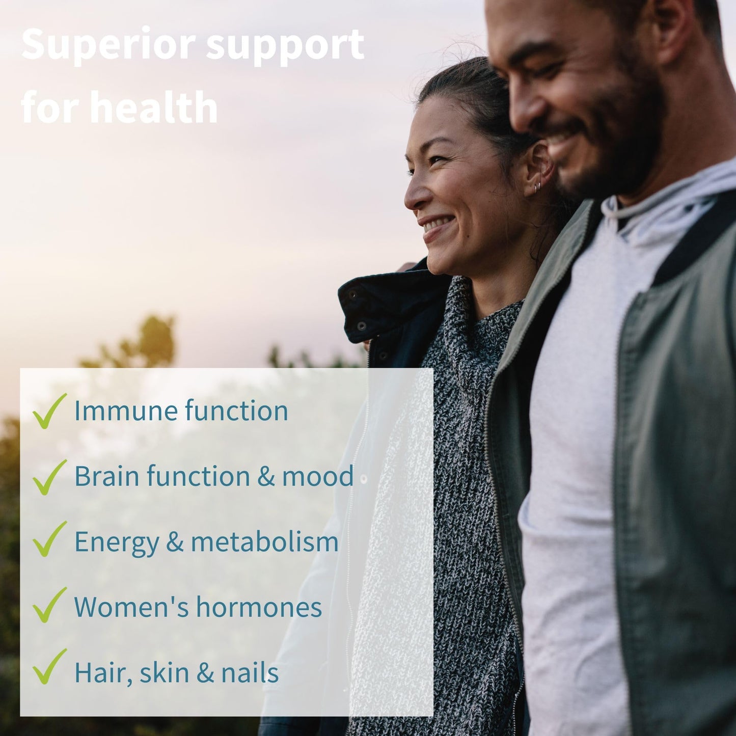 Soporte superior para la salud con multivitaminas Igennus.