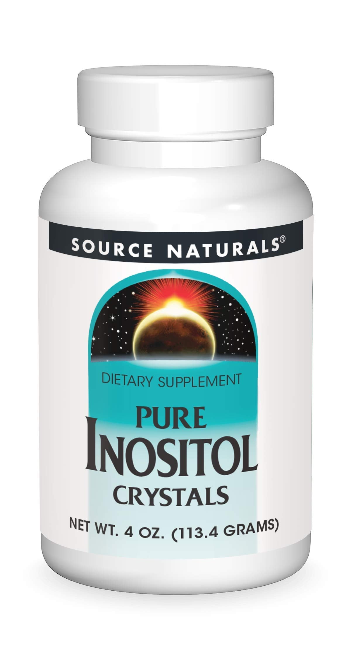 Paquete Source Naturals Inositol Puro cristales 4 oz