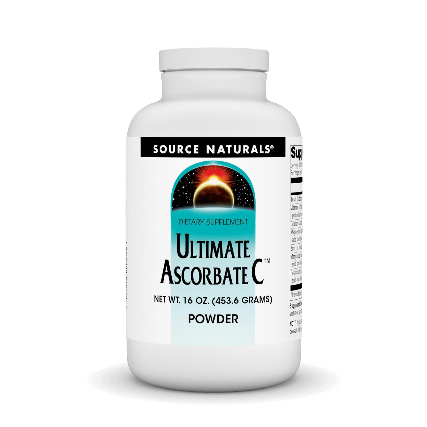 Source Naturals Ultimate Ascorbate C en polvo envase