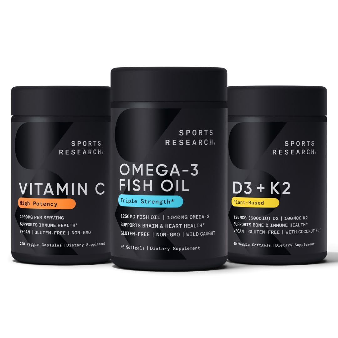 Sports Research aceite de pescado omega 3 1250 mg sin eructos
