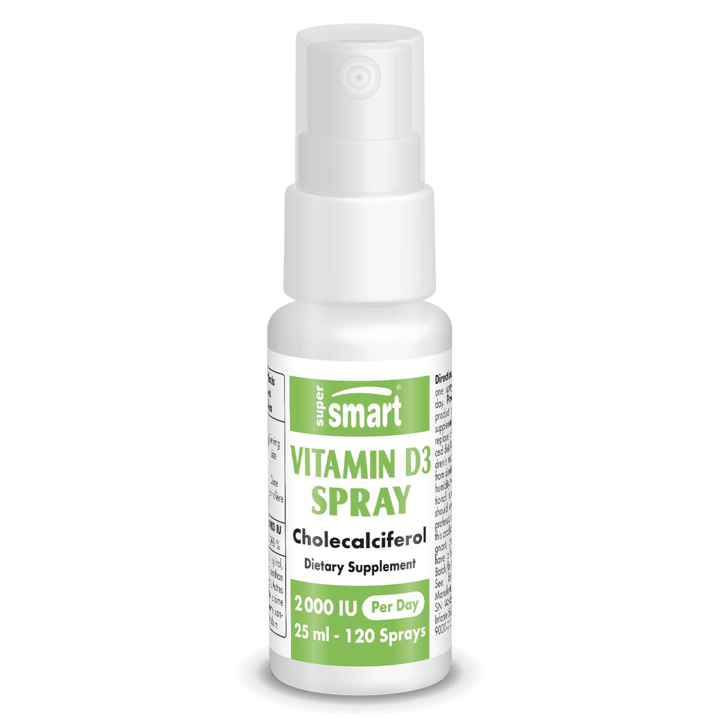 Spray vitamina d3 supersmart 2000 iu botella de 25 ml