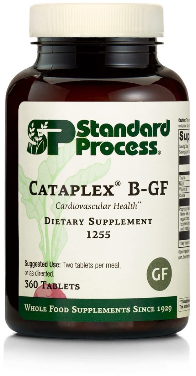 Standard Process Cataplex B GF frasco 360 tabletas frente