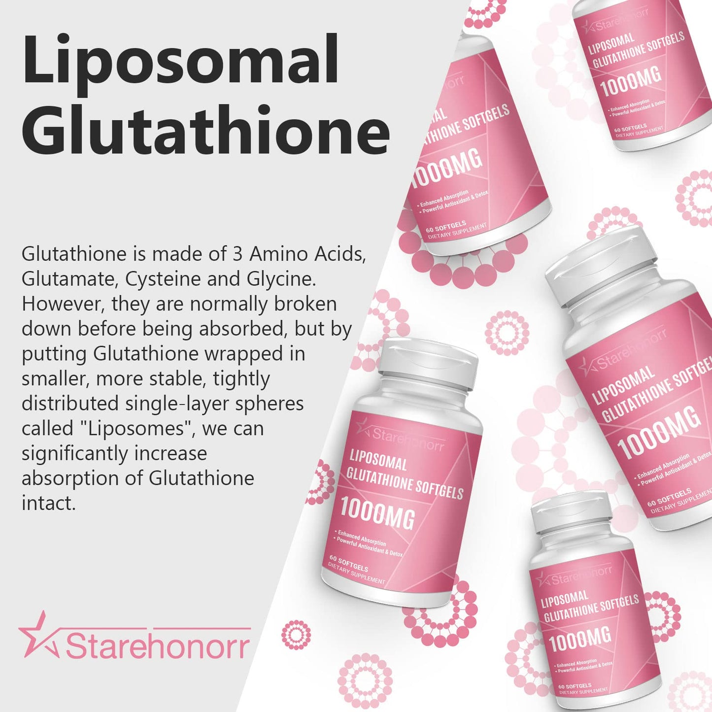 Starehonorr cápsulas antioxidantes liposomales sin alérgenos
