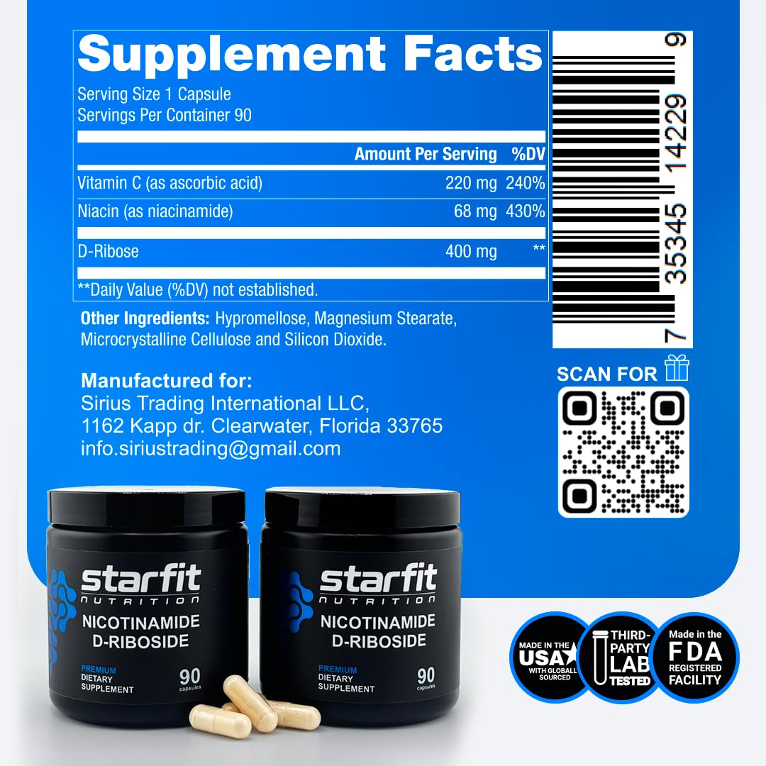 STARFIT suplemento premium para energía celular y longevidad