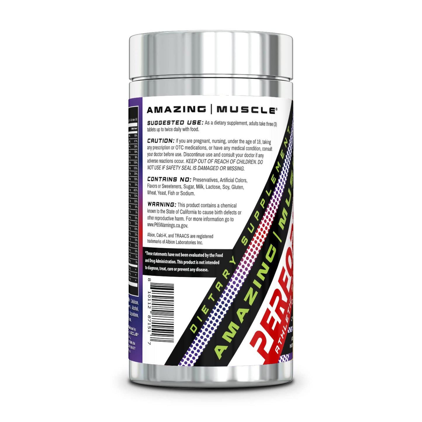 Sugerencias de uso multivitamínico Amazing Muscle