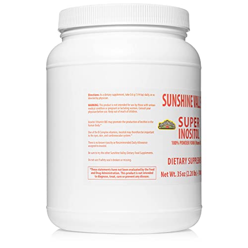 Sunshine Valley Super Inositol apoyo ovárico y fertilidad