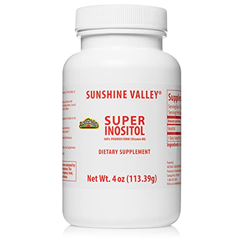 Sunshine Valley Super Inositol polvo suplemento fertilidad envase duplicado