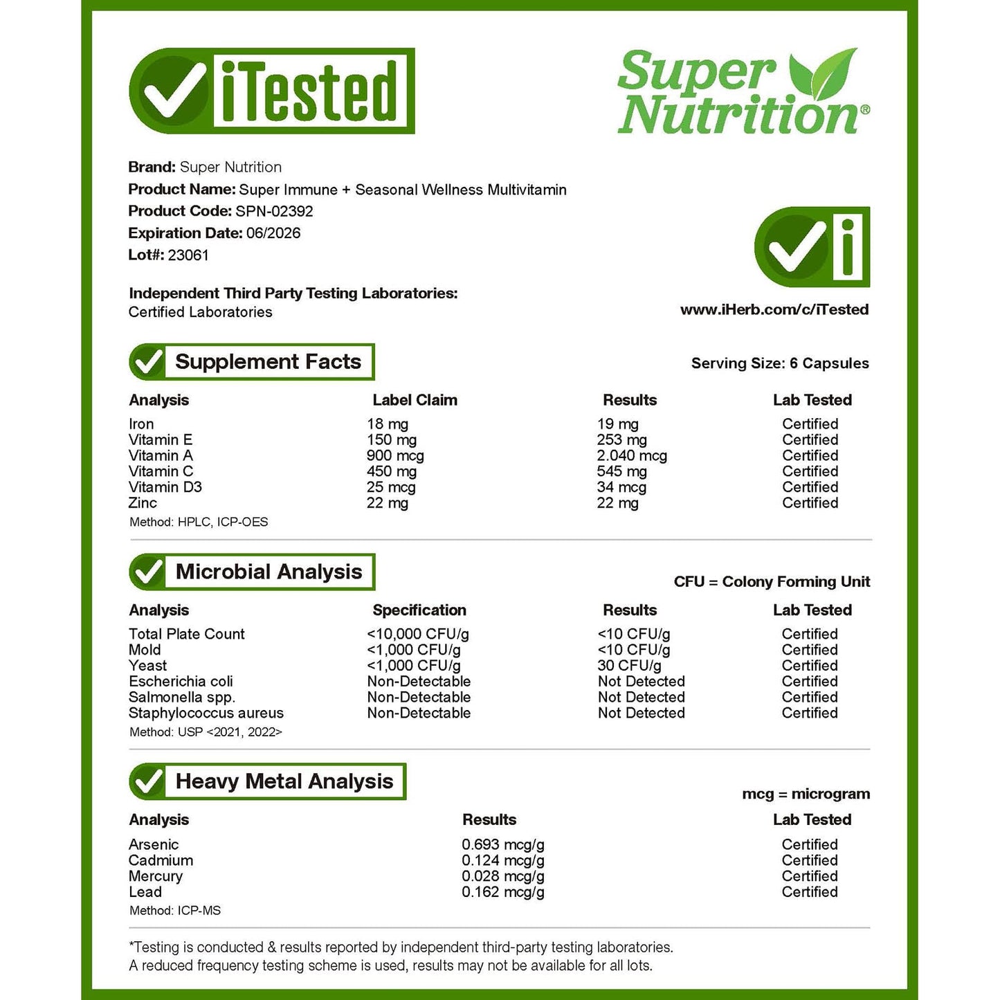 Super Immune+ Multivitamínico con ingredientes clave