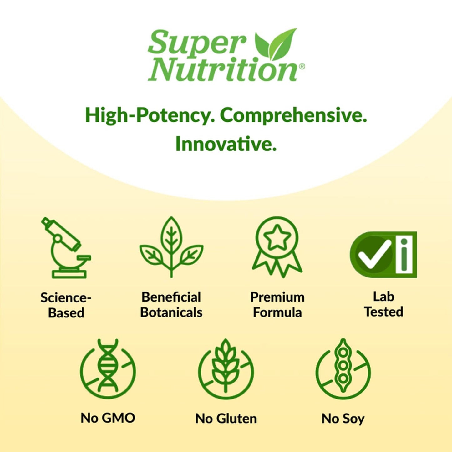 Cápsulas vegetales Super Nutrition multivitamínico mujeres