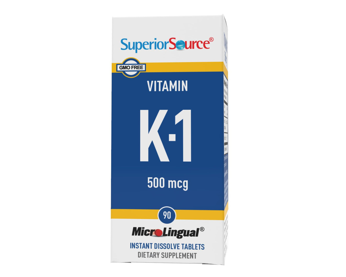 Superior Source ingredientes Vitamina K1 sublingual