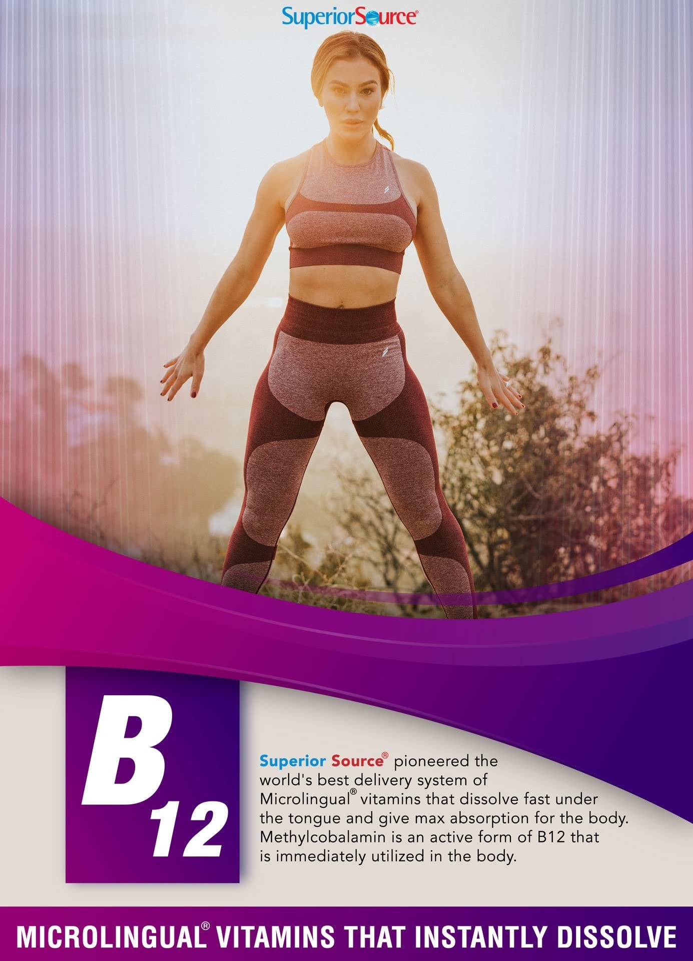 Superior Source vitaminas vegetales vitaminas B12 y B6