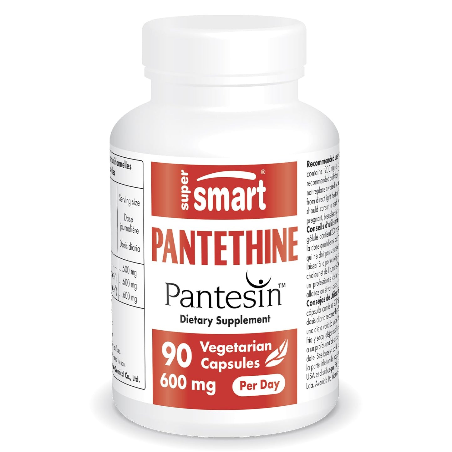 Supersmart Pantesina Pantetina 600mg caja frontal