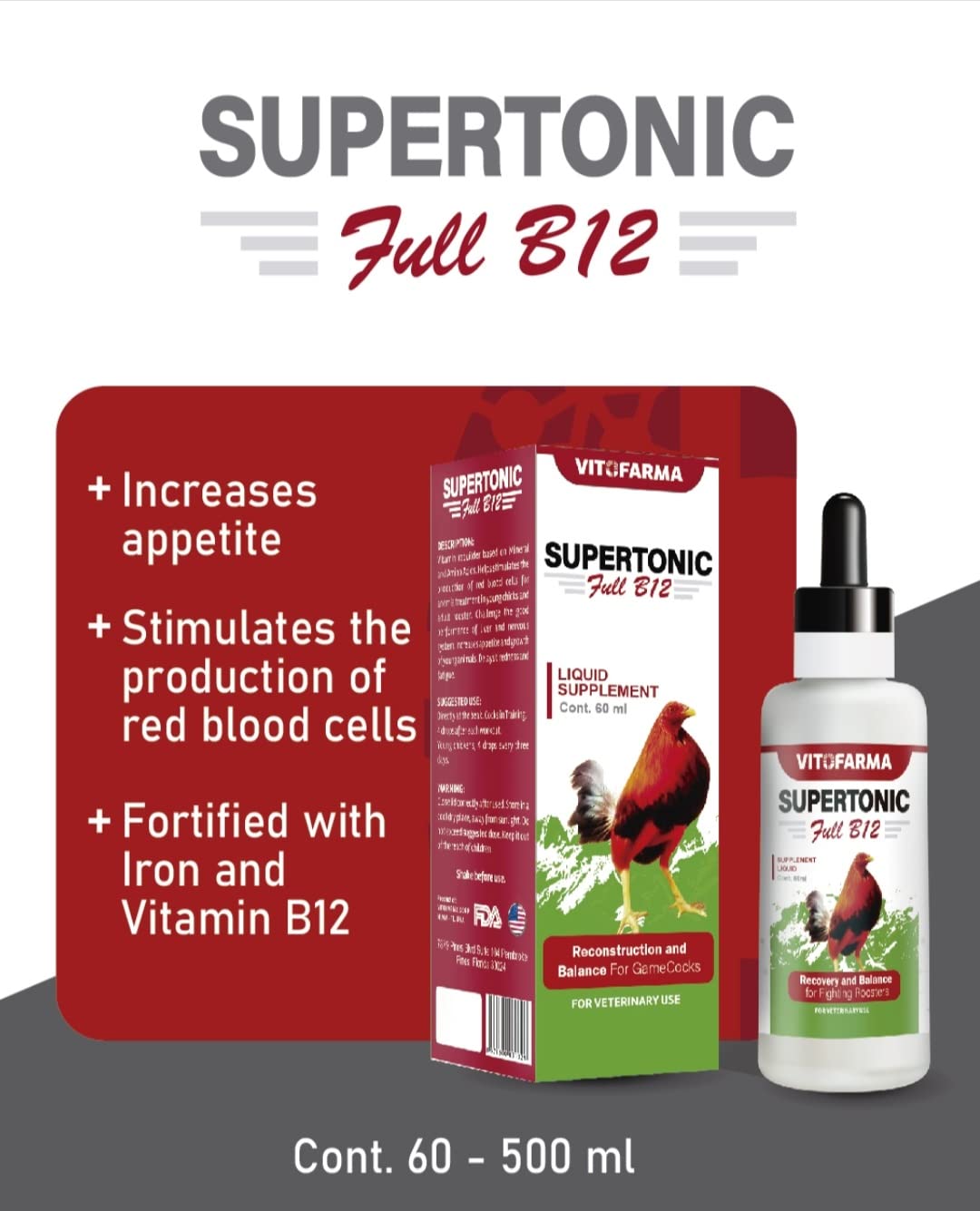 VITOFARMA Supertonic B12 en caja