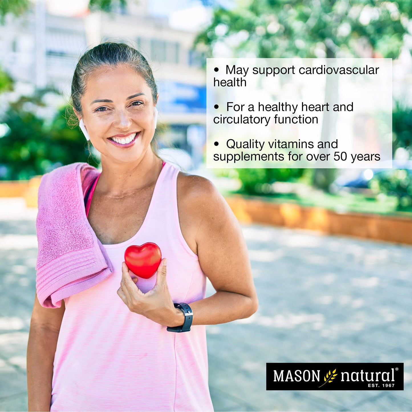 Suplemento ácido fólico para mujeres en edad fértil Mason Natural