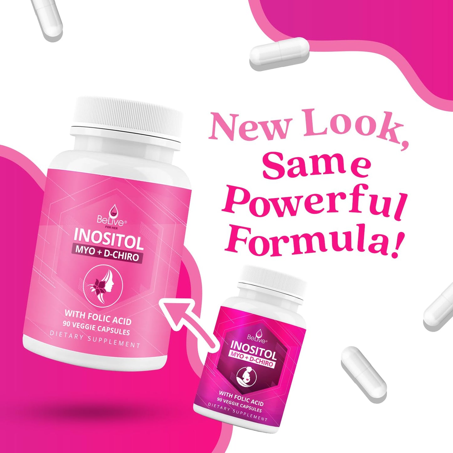 Suplemento con ácido fólico y myo-inositol para SOP