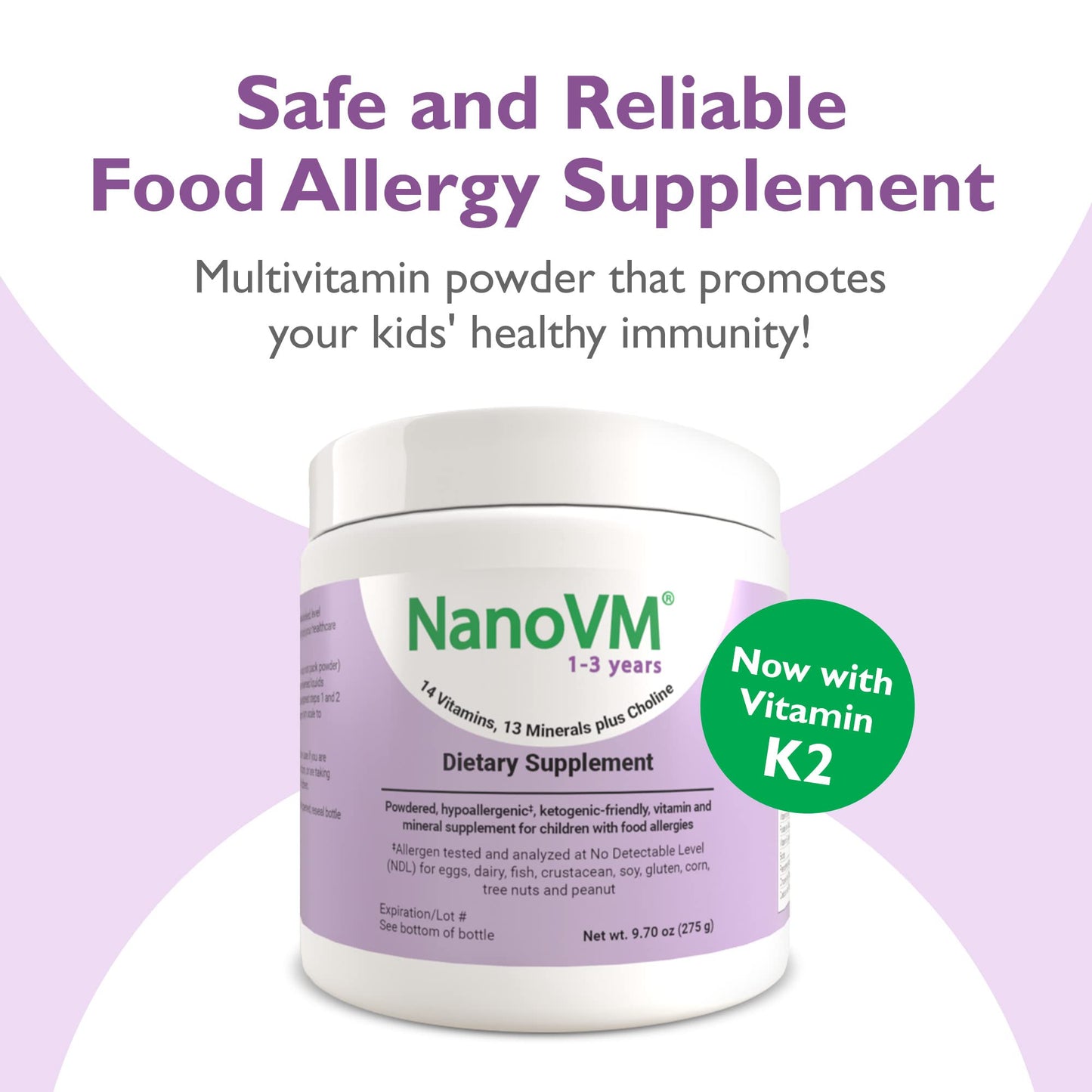 Suplemento alimenticio NanoVM sin restricciones