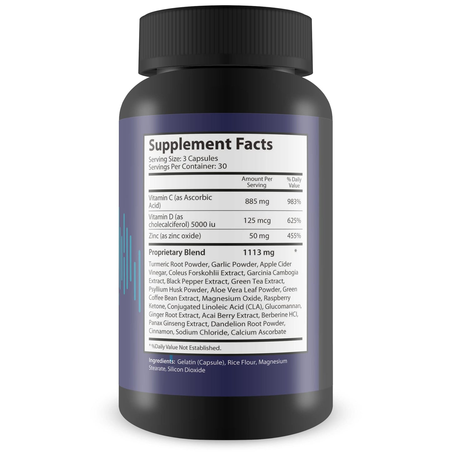 Suplemento para audición saludable con vitaminas y hierbas