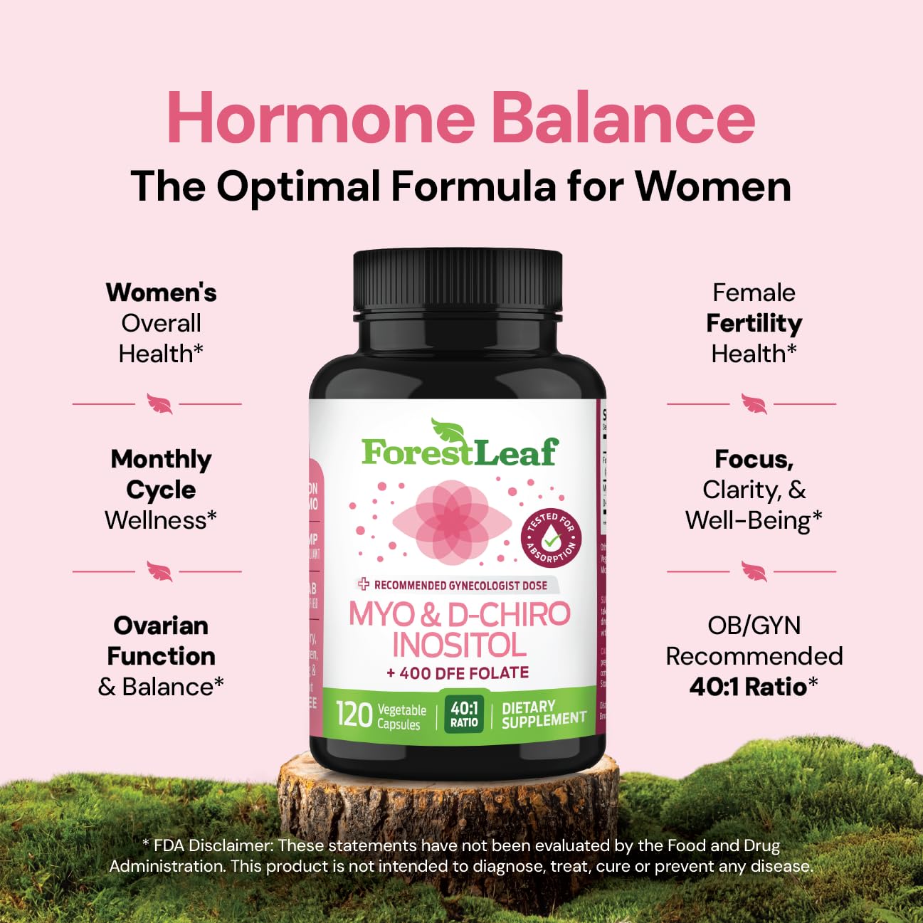Suplemento balance hormonal y salud femenina ForestLeaf