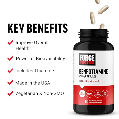 Suplemento benfotiamina liposoluble para apoyo vitamina B1