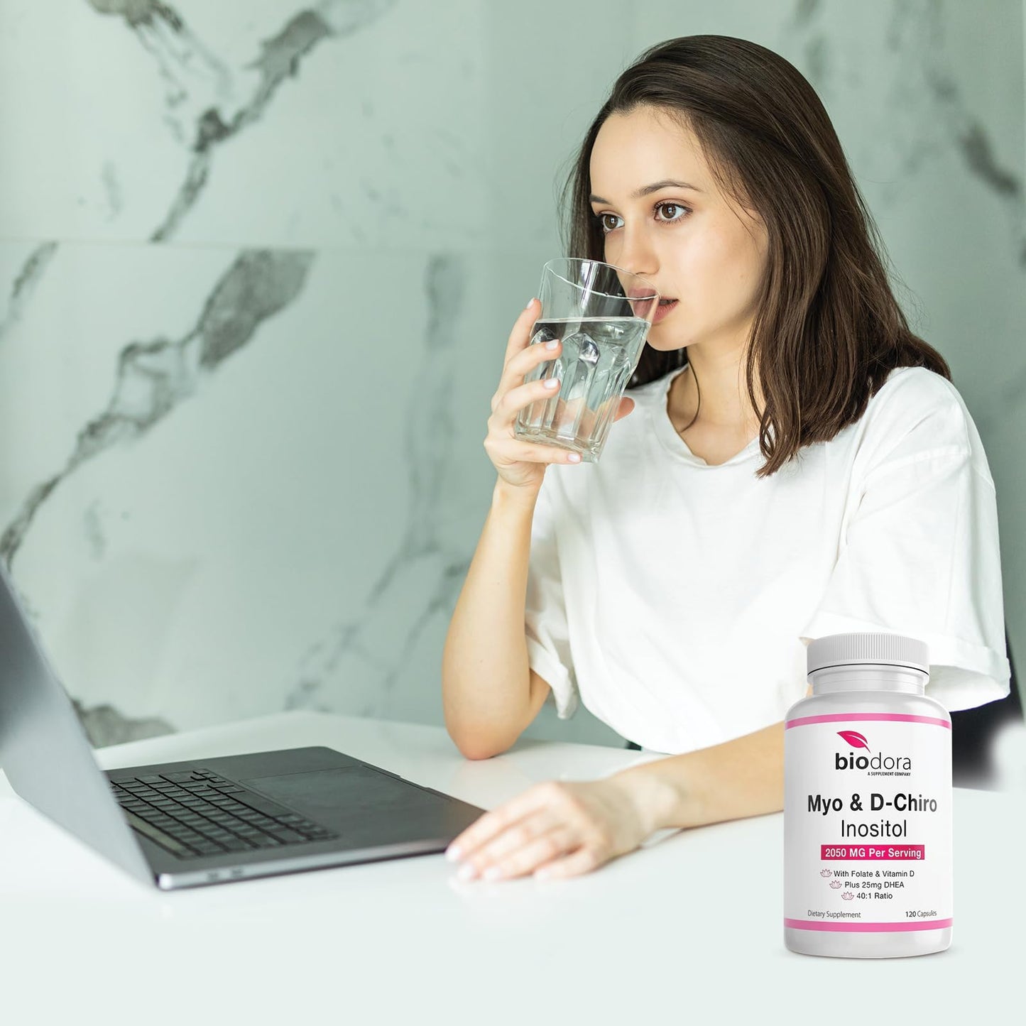 Suplemento Biodora para ciclo menstrual, piel y fertilidad