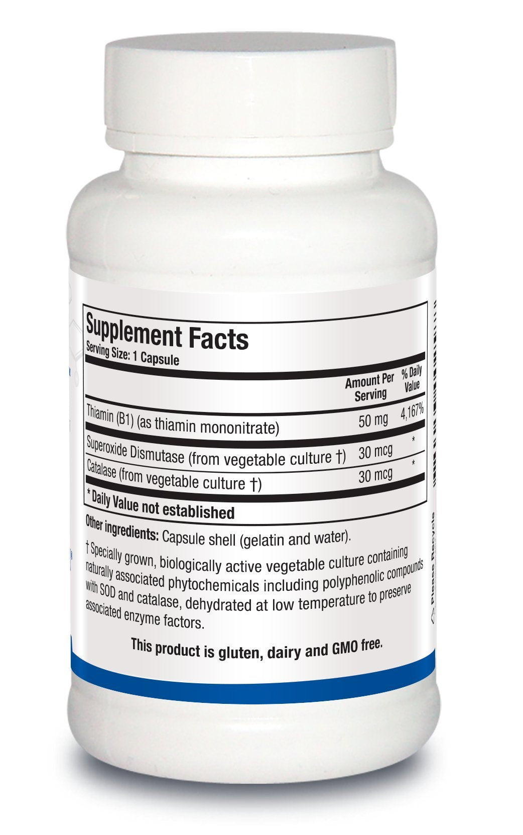 Suplemento Biotics Research tiamina 50 alta potencia energía
