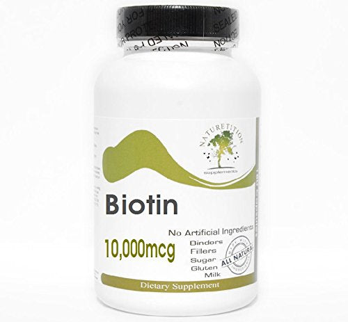Suplemento biotina 10000mcg 200 cápsulas Naturetition