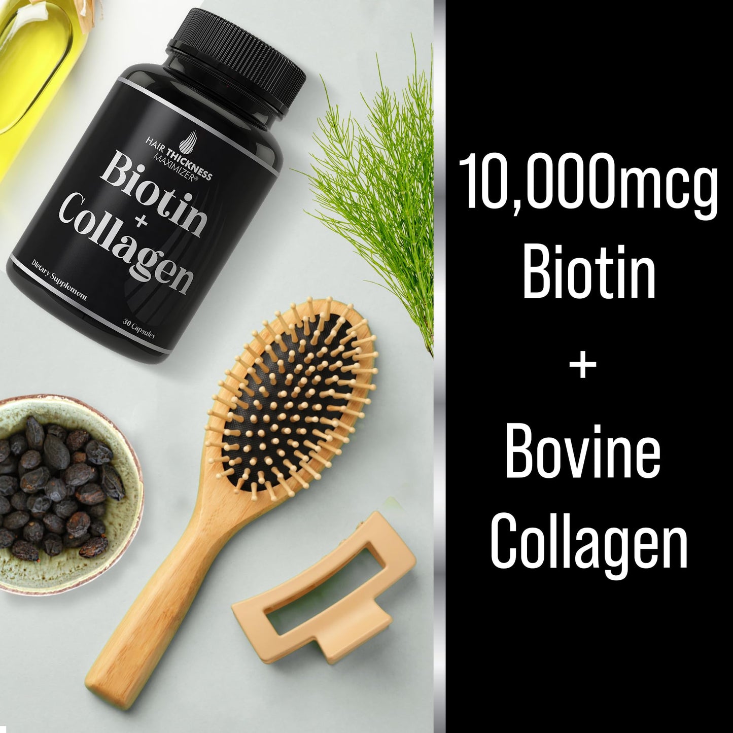 Suplemento biotina y colágeno para hombres y mujeres