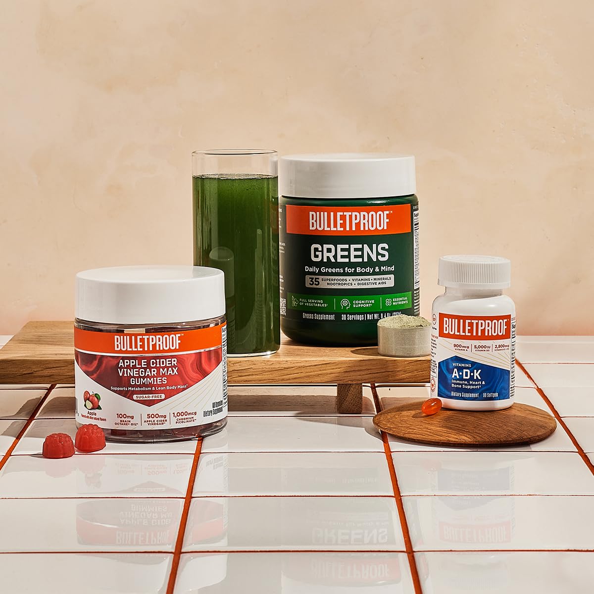 Suplemento Bulletproof para energía y salud cerebral 60 pastillas
