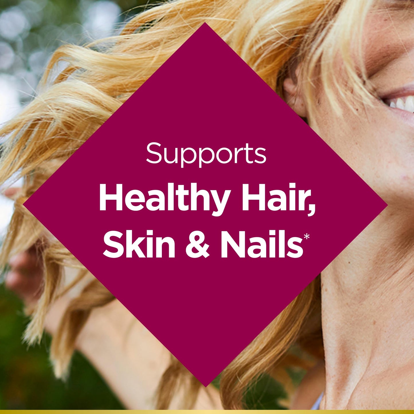 Suplemento para cabello piel y uñas Nature's Bounty biotina