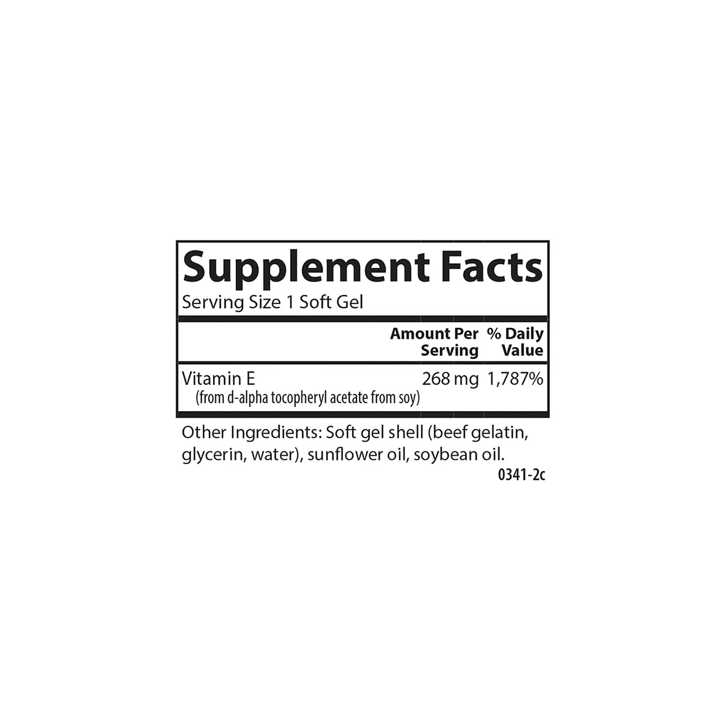 Suplemento carlson labs e-gems vitamina e natural 400 ui