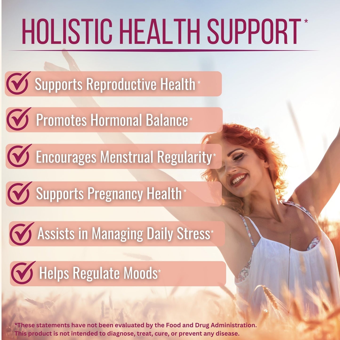 Suplemento con Caronositol para salud reproductiva femenina