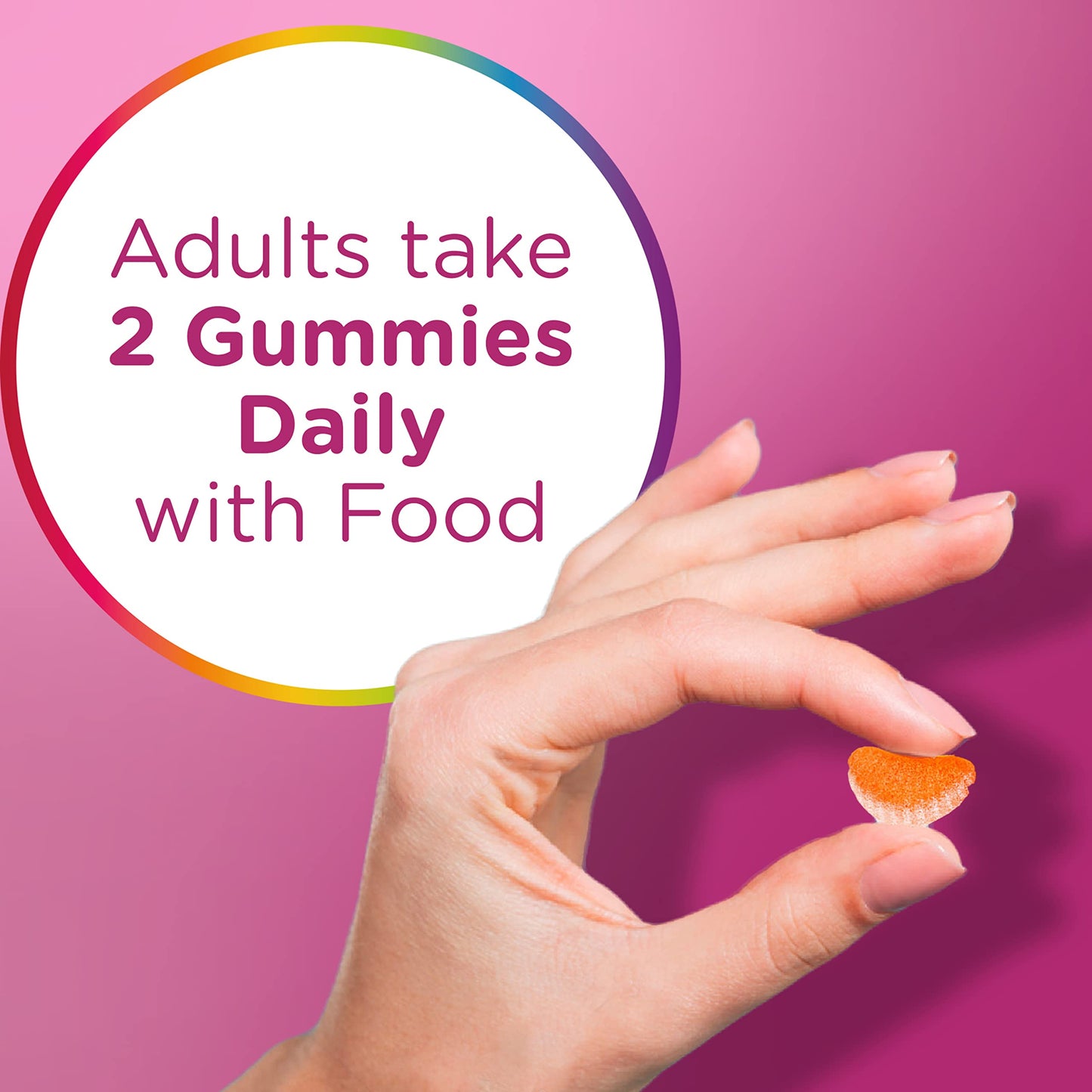 Suplemento Centrum de 100 gomitas con biotina.