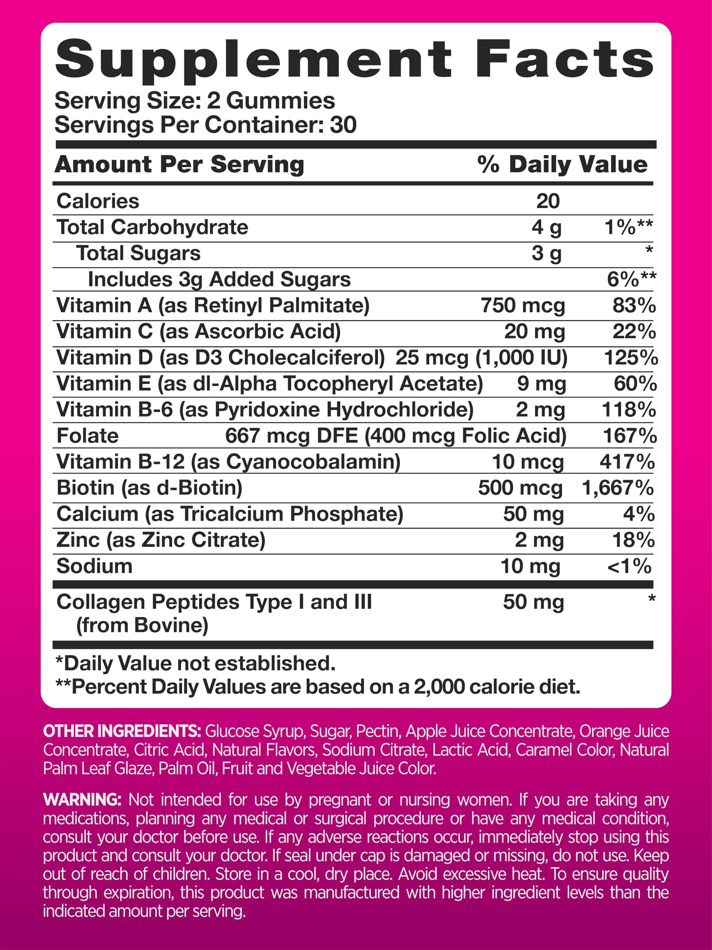 Suplemento diario multivitamínico para mujeres