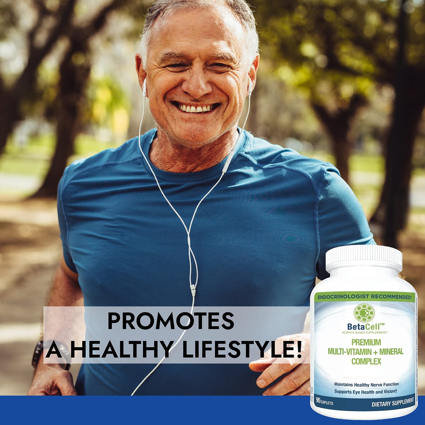 Suplemento dietético BETACELL multivitamínico para adultos.
