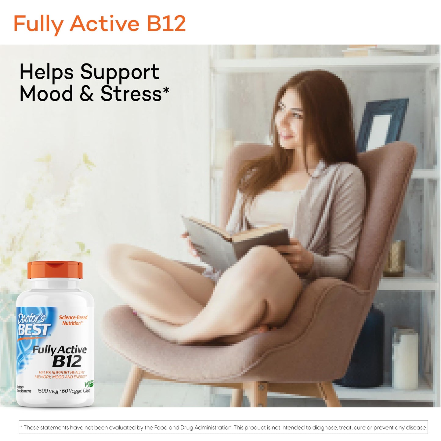 Suplemento doctor's best vitamina b12 para circulación saludable