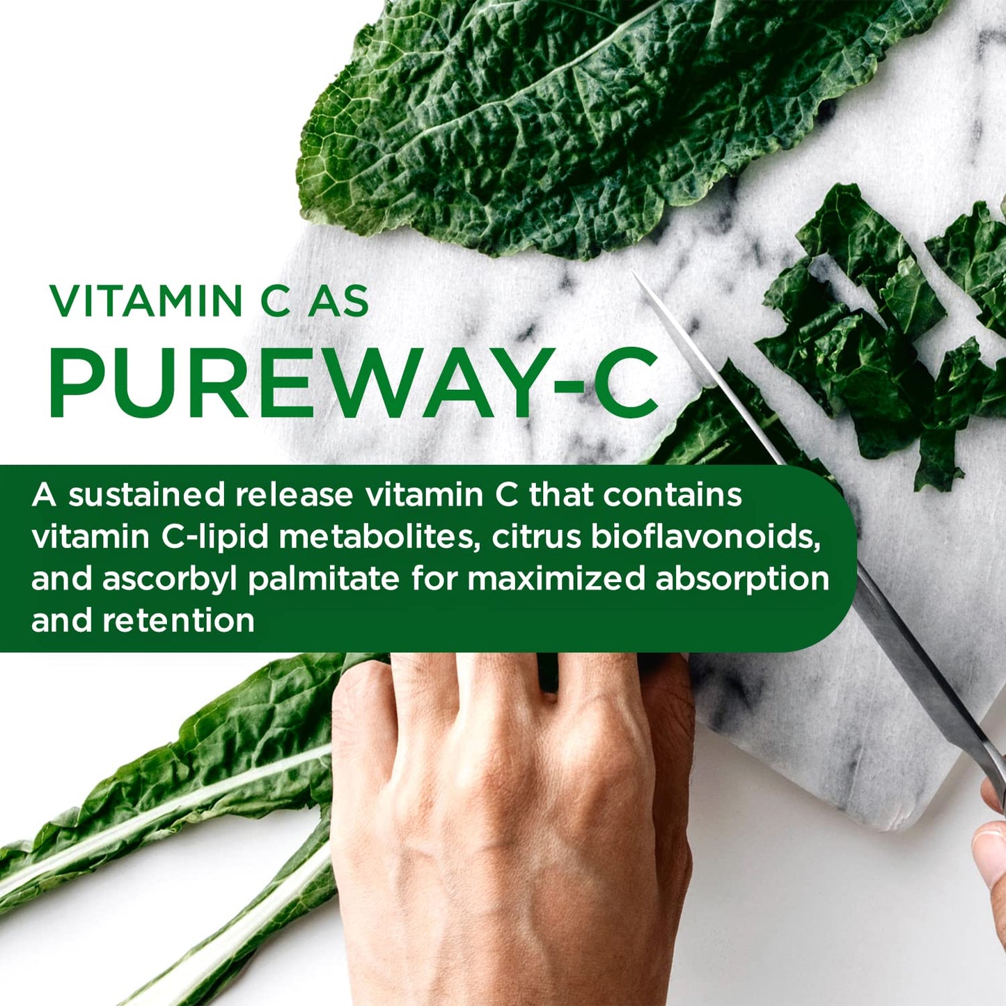 Suplemento EMERALD LABS con vitamina C como PureWay-C