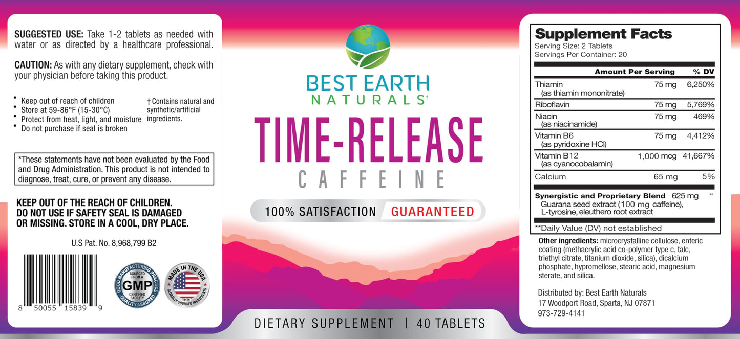 Suplemento energético para hombres y mujeres Best Earth Naturals