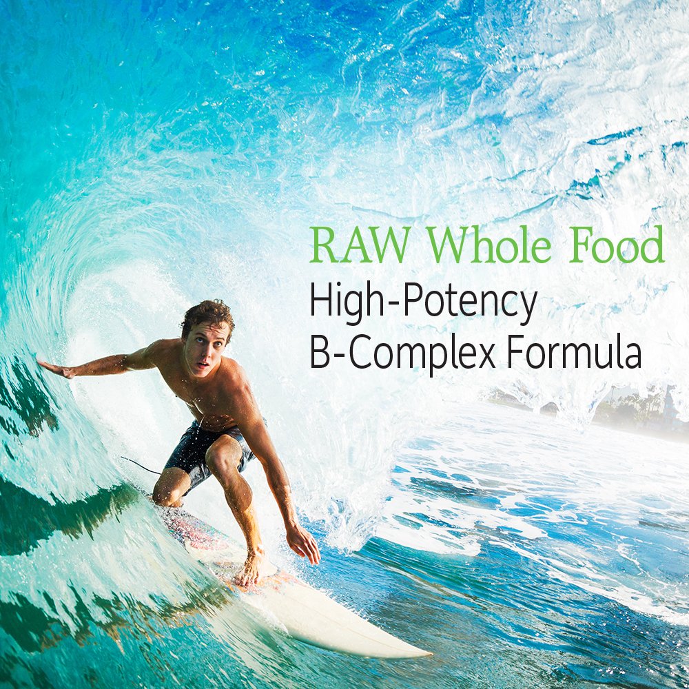 Suplemento energético Garden of Life vitamina b complejo 120 capsulas