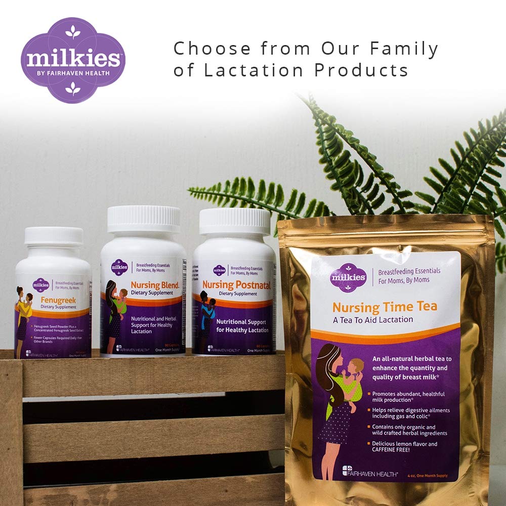 Suplemento Fairhaven Health con vitaminas y minerales para lactancia.