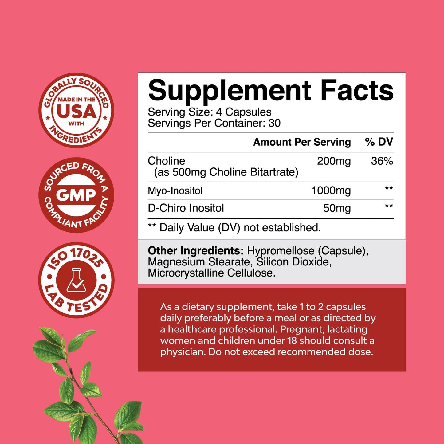 Suplemento para fertilidad y ciclo hormonal Natures Craft