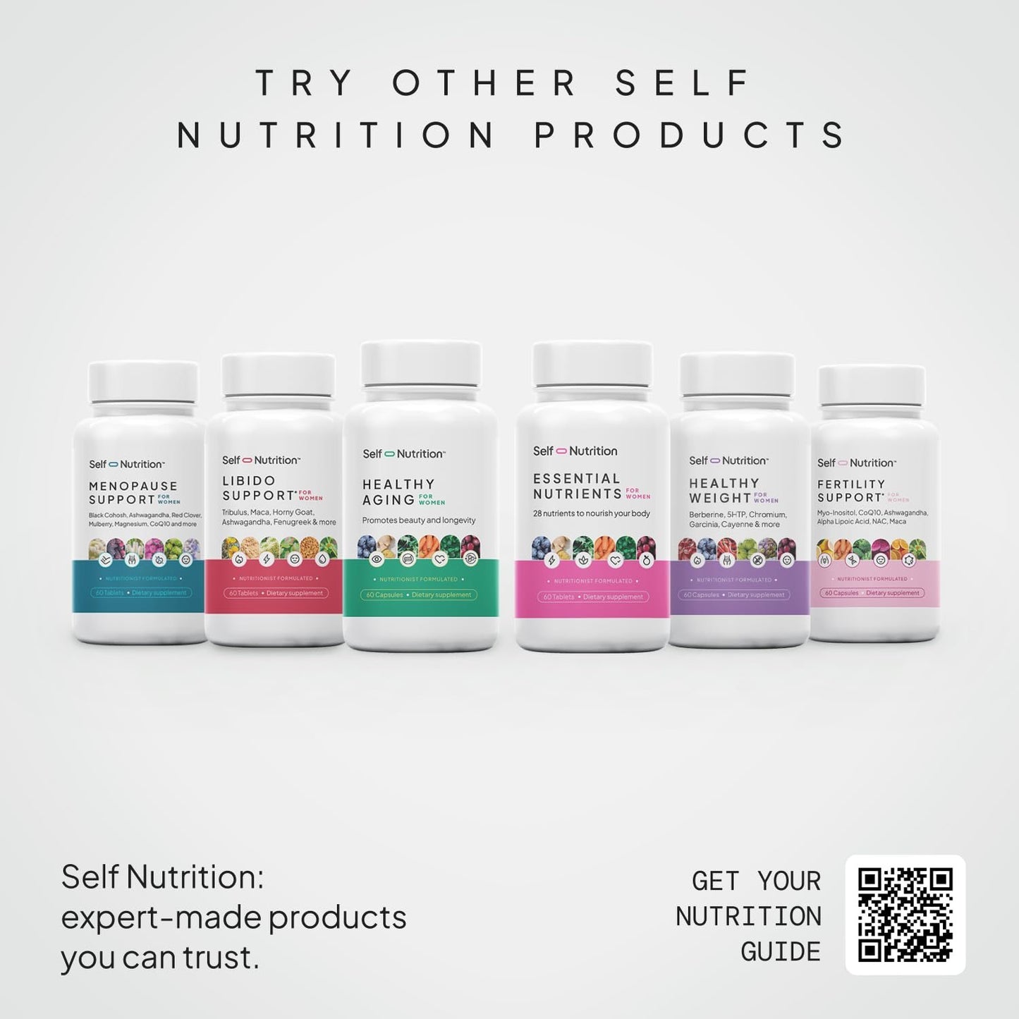 Suplemento para fertilidad SELF NUTRITION hecho en USA