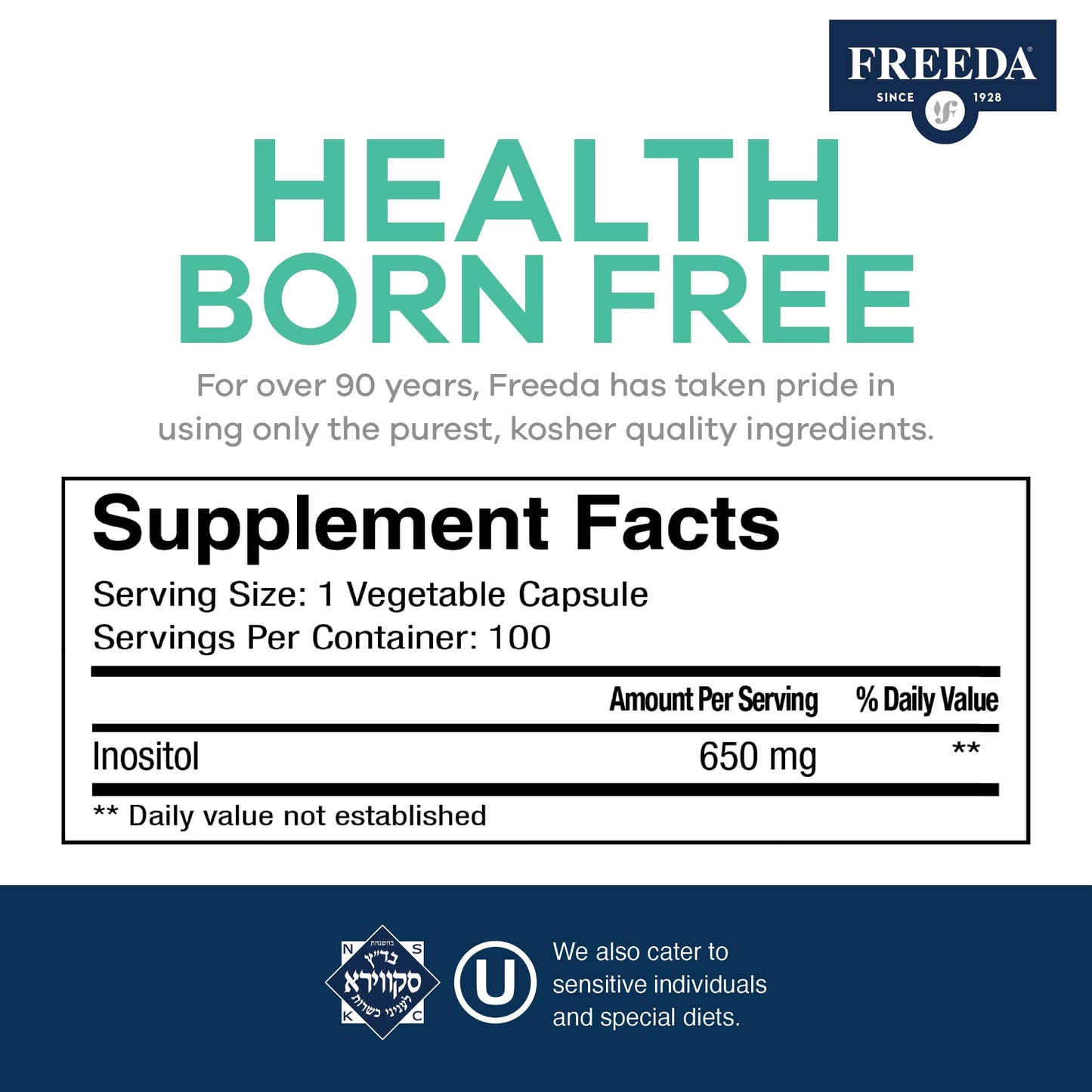 Suplemento FREEDA para equilibrio hormonal y función ovárica