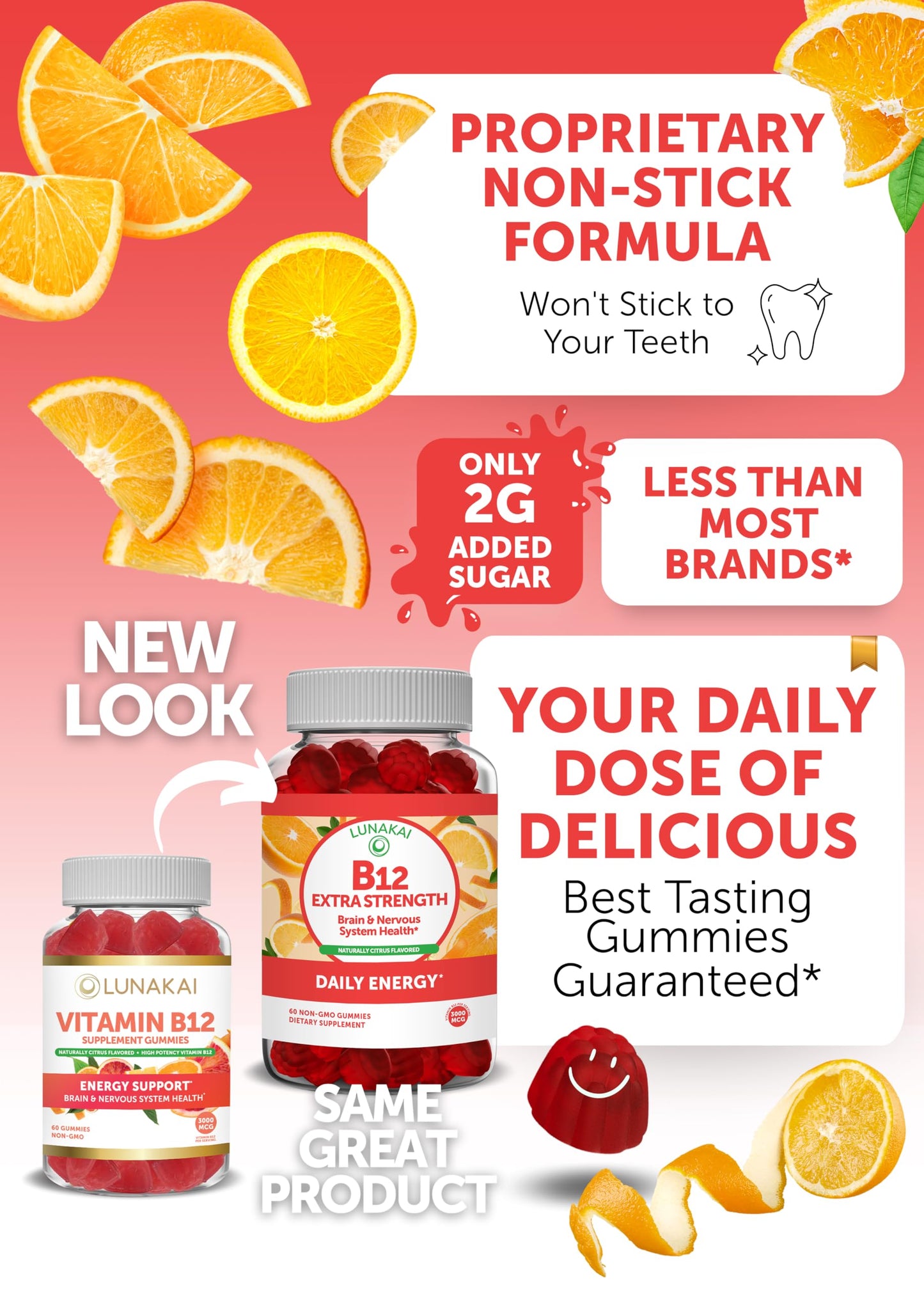 Suplemento gomitas Lunakai vitamina d3 b12