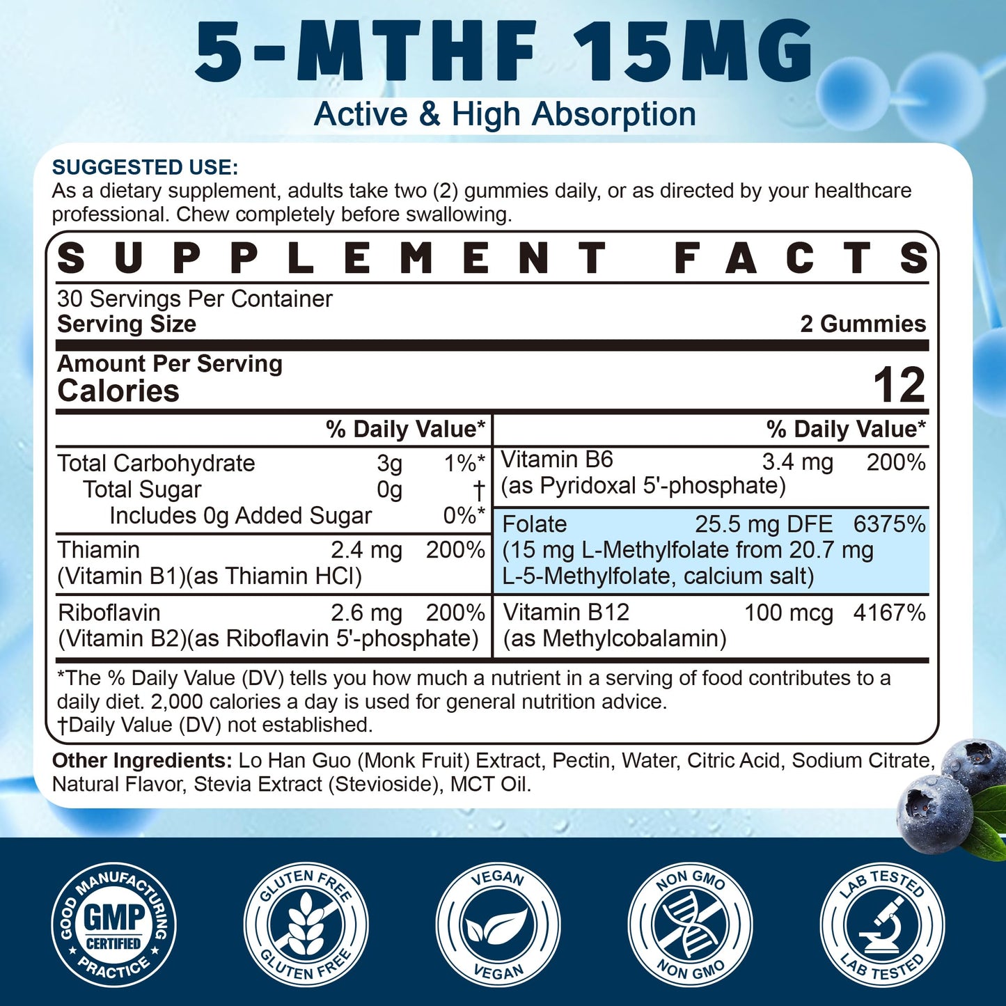 Suplememento gomitas vitamina B complejo Nextdia
