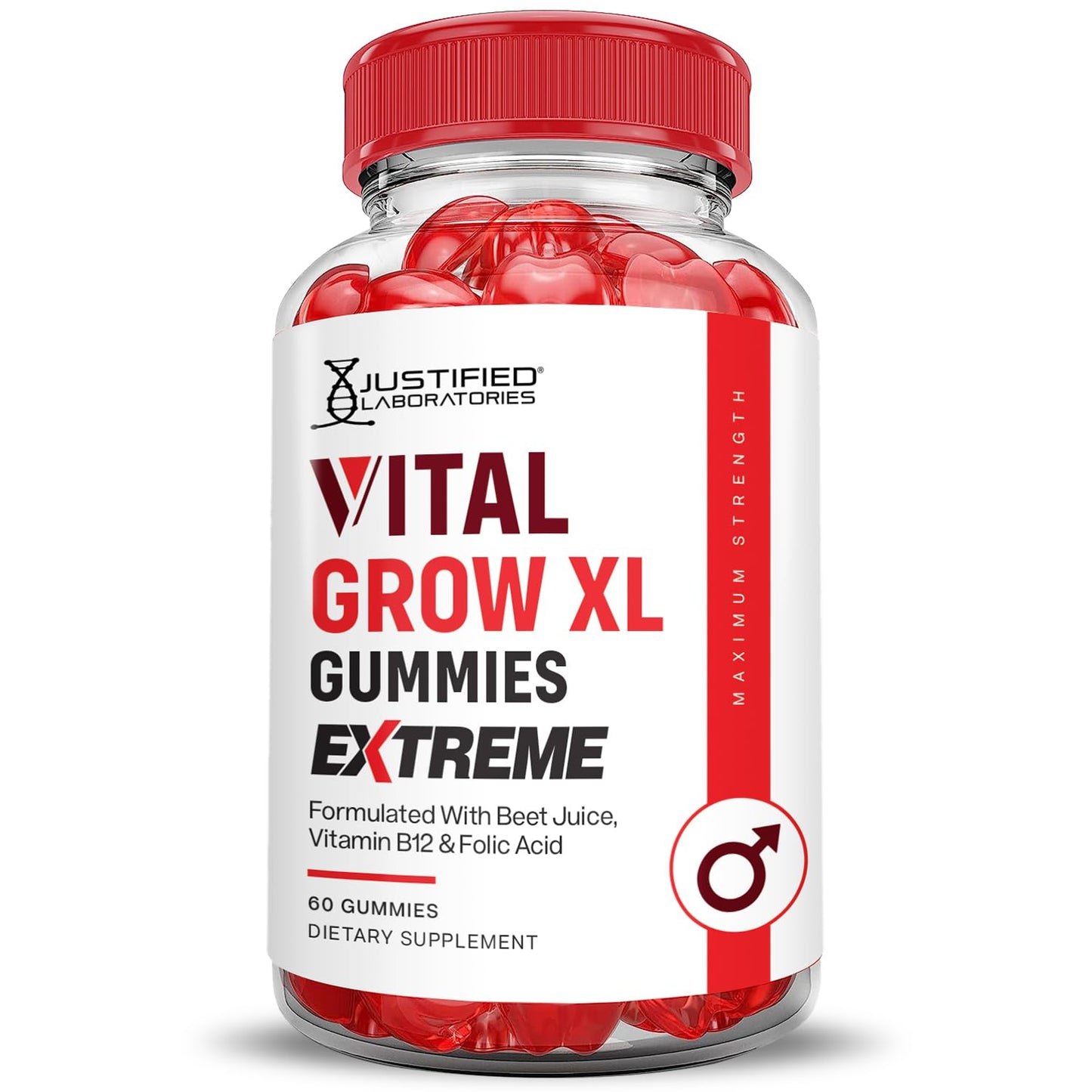 Suplemento gomitas con vitamina B12 y folato para energía
