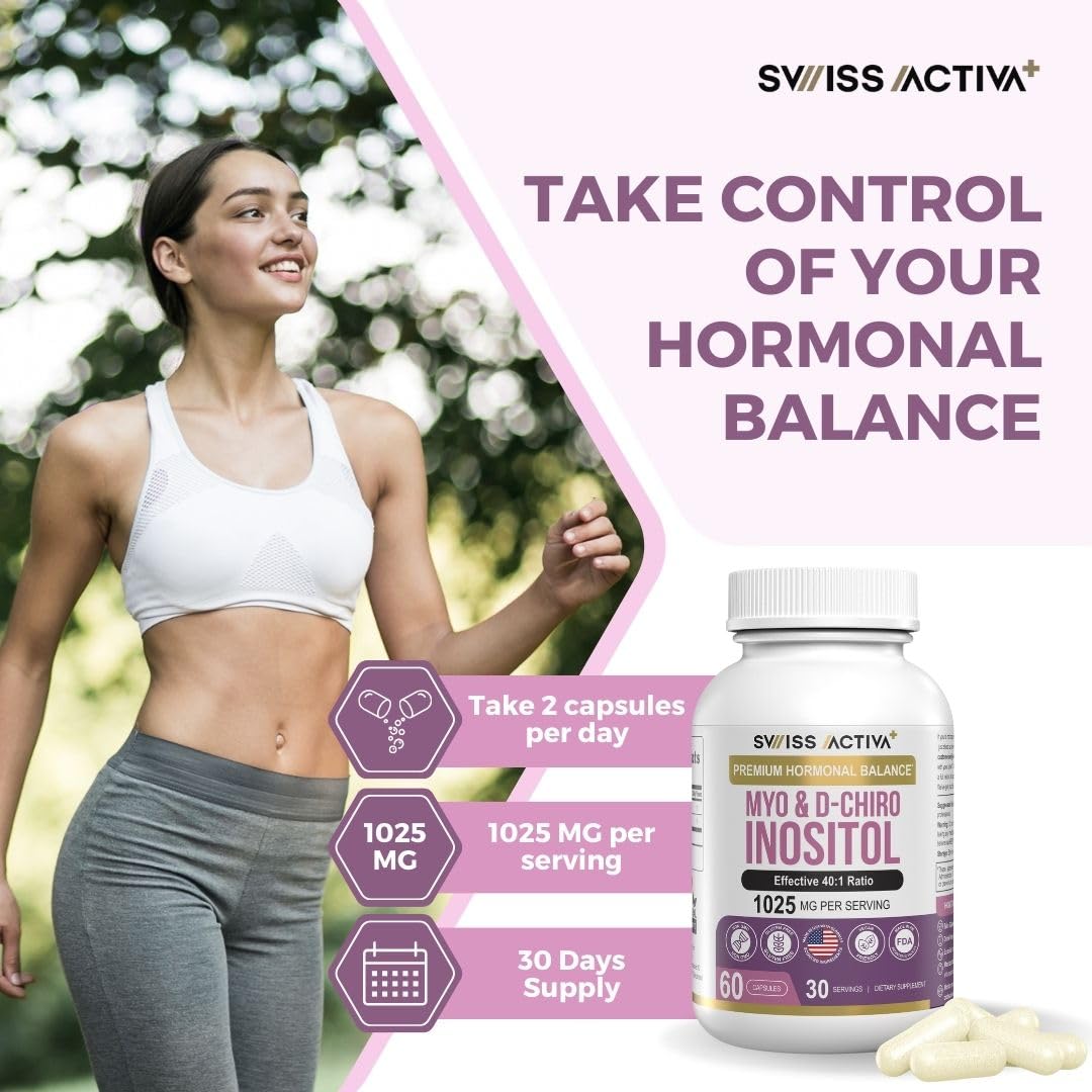 Suplemento hormonal Swiss Activa+ libre de GMO y aditivos